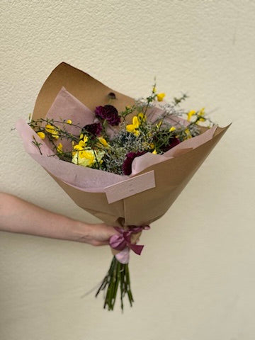 Bouquets de fleurs colorées